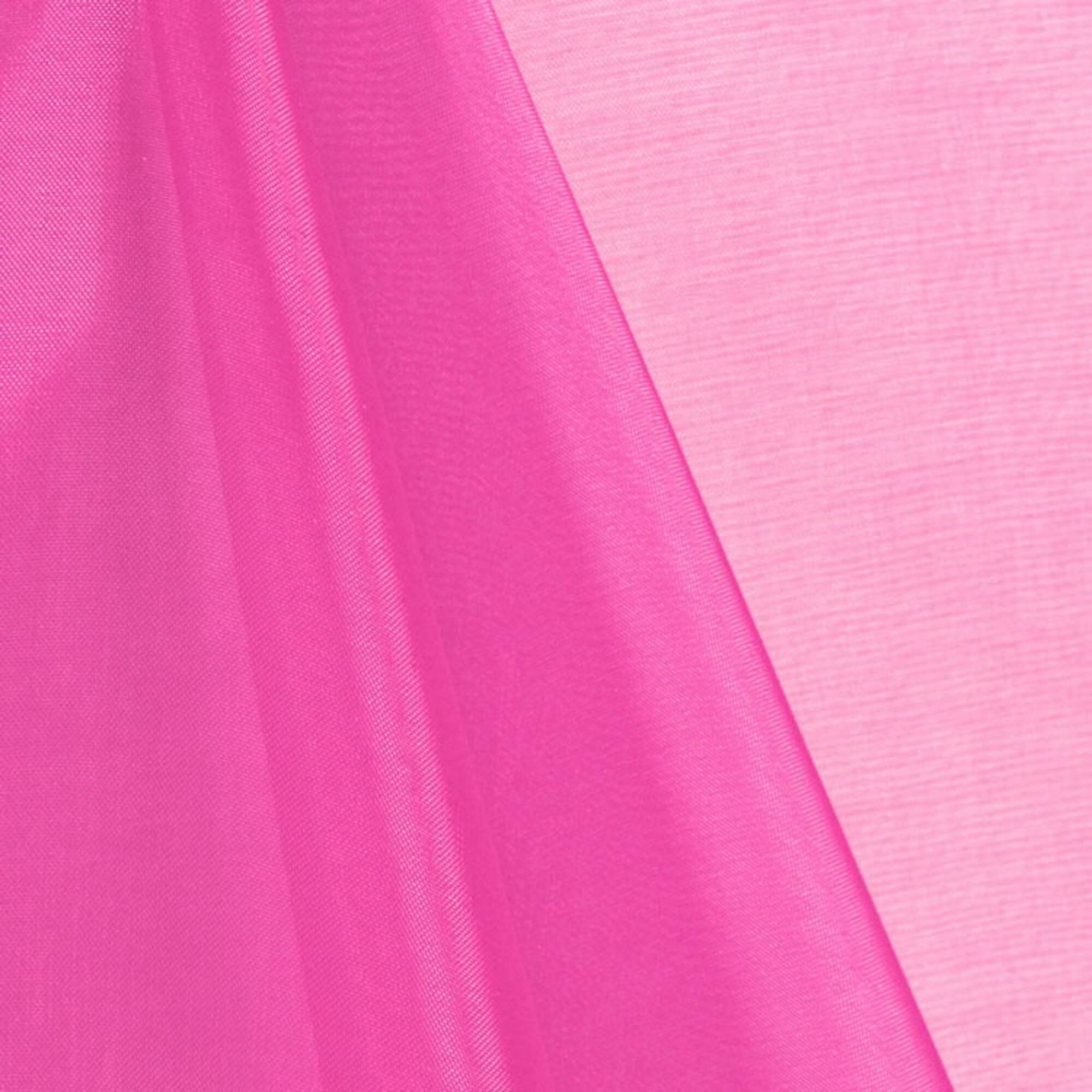 Hot Pink Mirror Organza